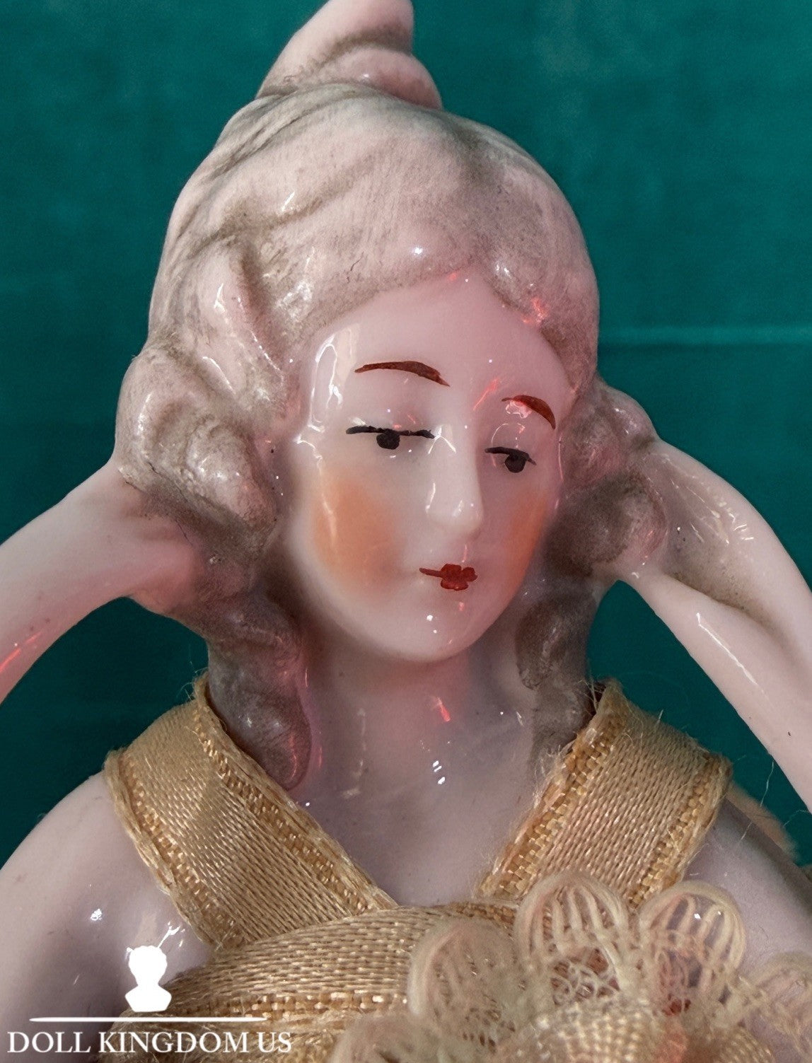 Antique German Pin Cushion Half Doll