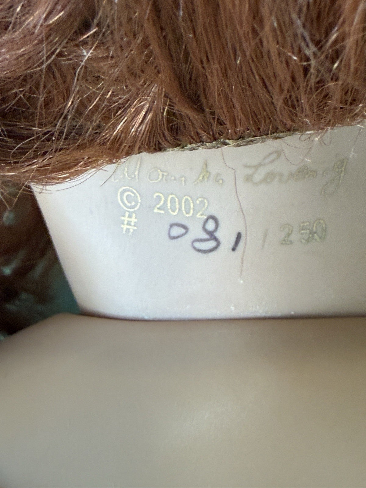 Porcelain 28” Doll “Cutie Fruities-Apple” by Monika Levenig LE 250 Tag/COA