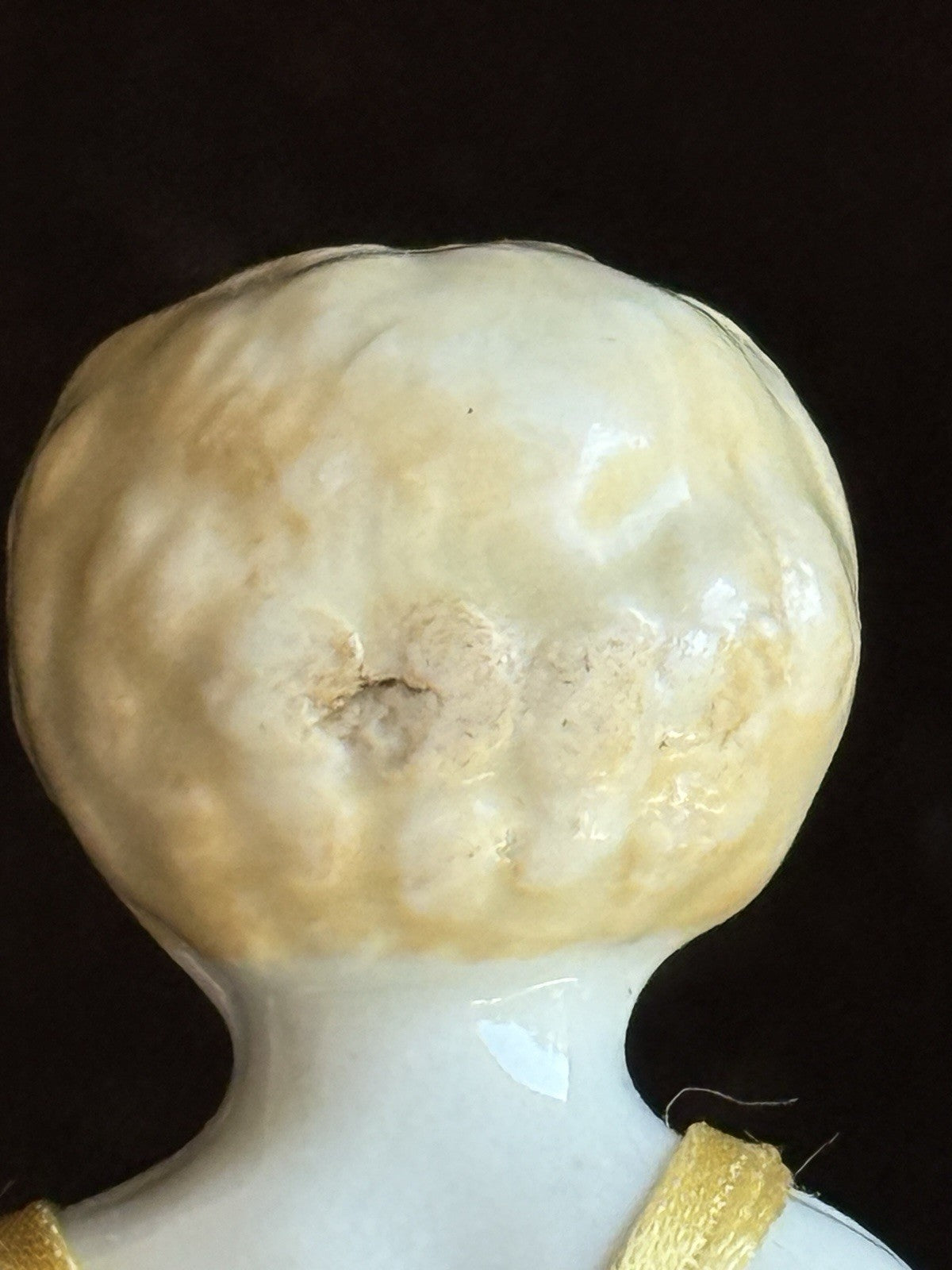 Antique German Miniature 4” Frozen Charlotte China Doll