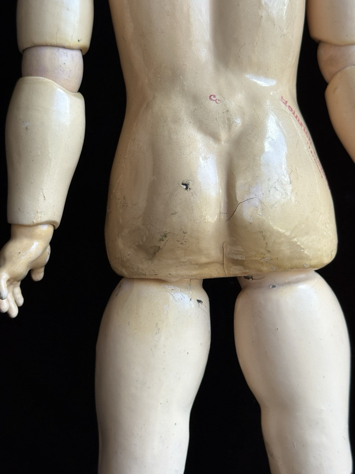 Antique German 22” Simon Halbig  Heinrich Handwerck Bisque Head Doll