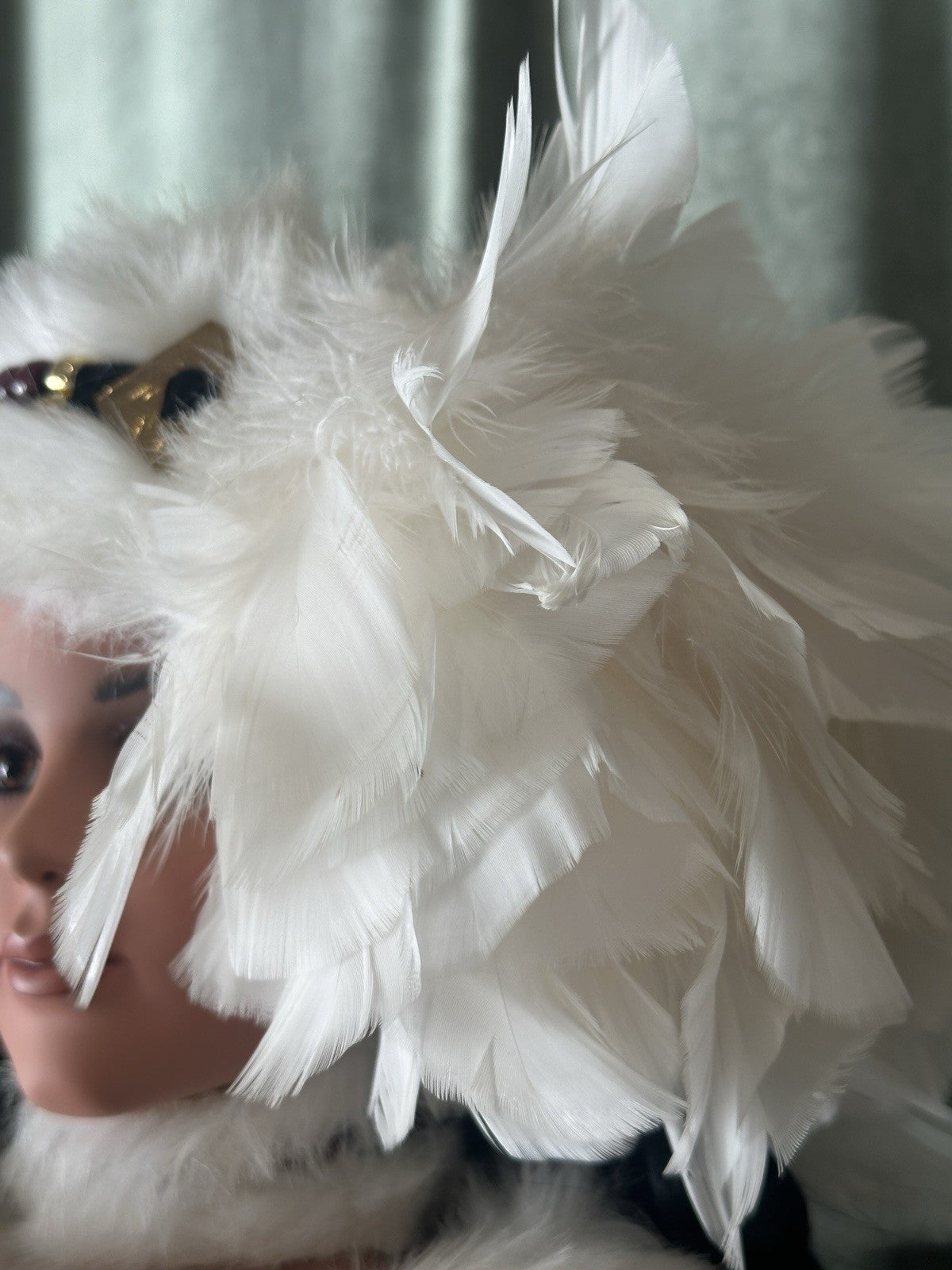 Porcelain 42” Doll “Moon Dance & Lil’ Spirit” by Rustie & Donna Rubert COA/Stand