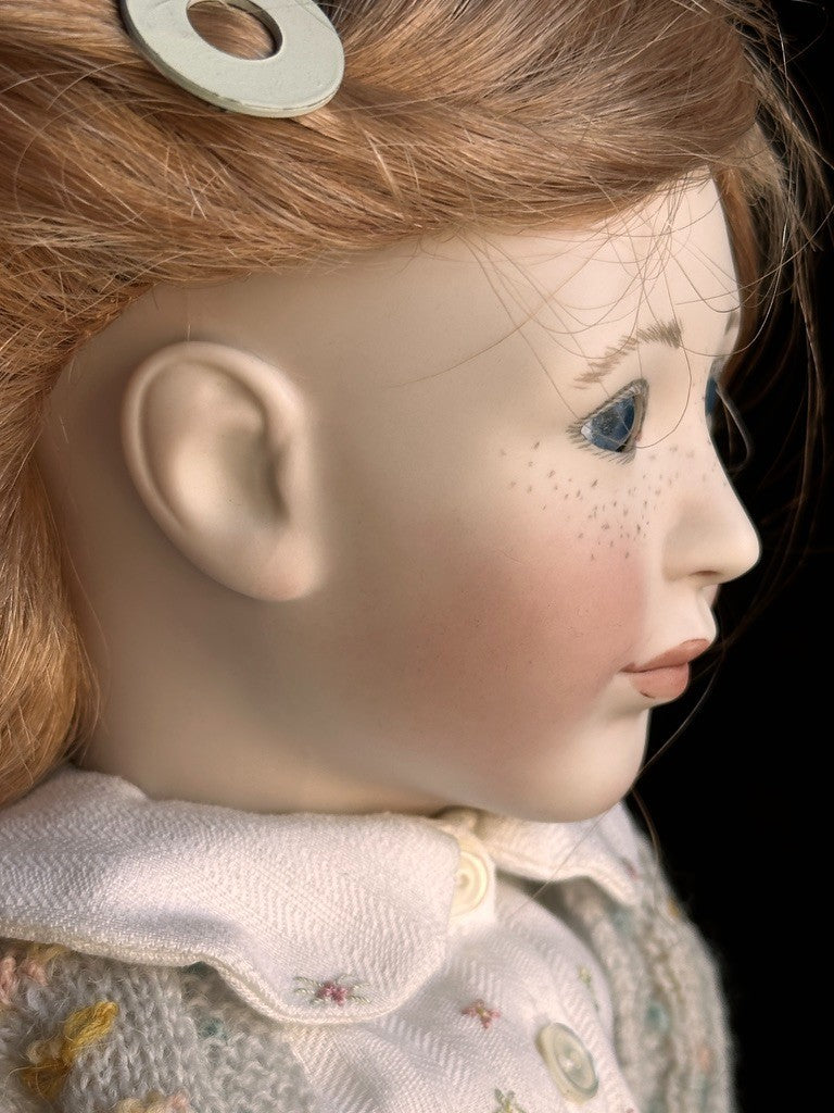 Collectible 19" Wooden/Porcelain Lynne & Michael Roche Emily LE Doll