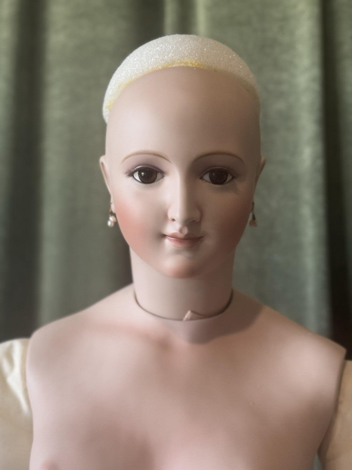 Lifesize 60” Reproduction of Antique Doll Mannequin “Lady Grace” Bru of France