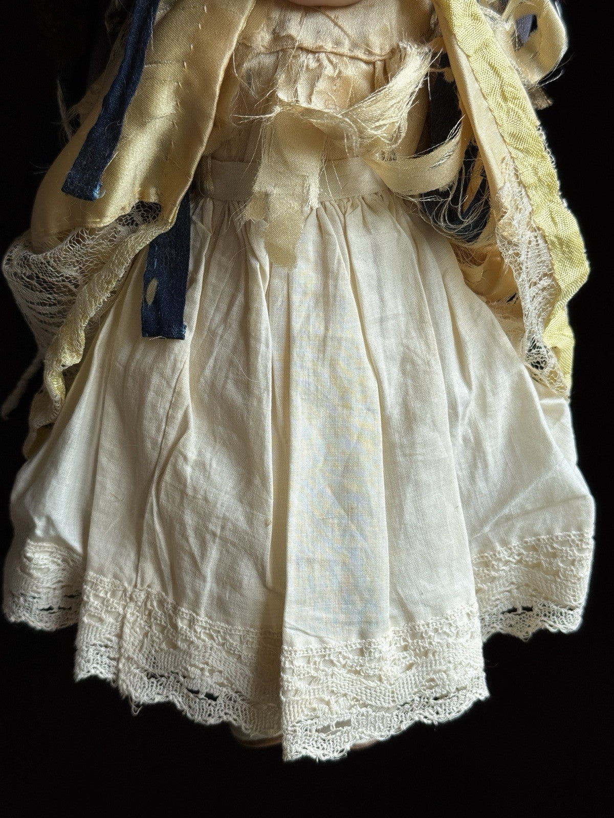 Antique German 11.5” Kestner 154 Bisque Shoulder Head Doll