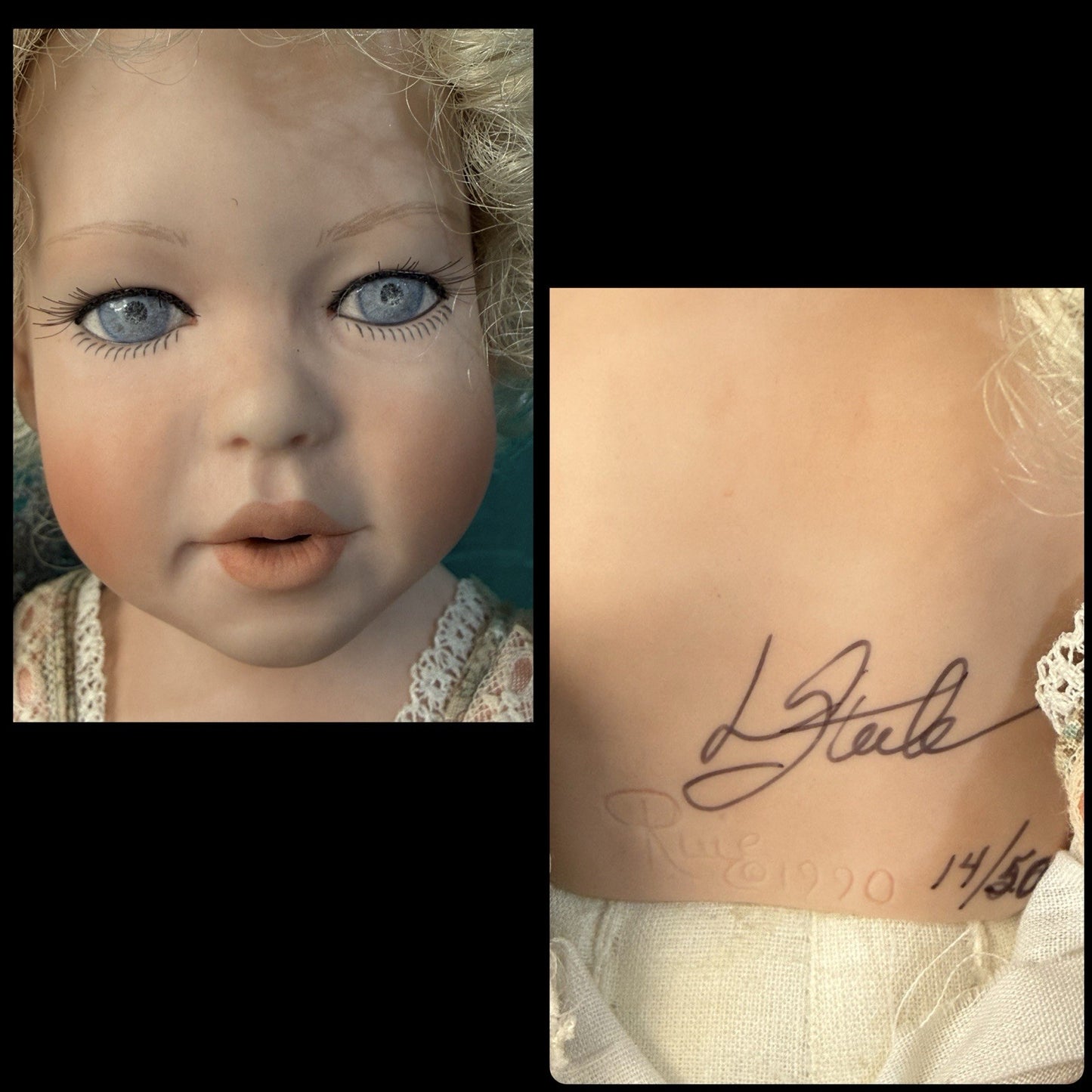 Lot of 5 Artists All Porcelain And Composition Body Dolls