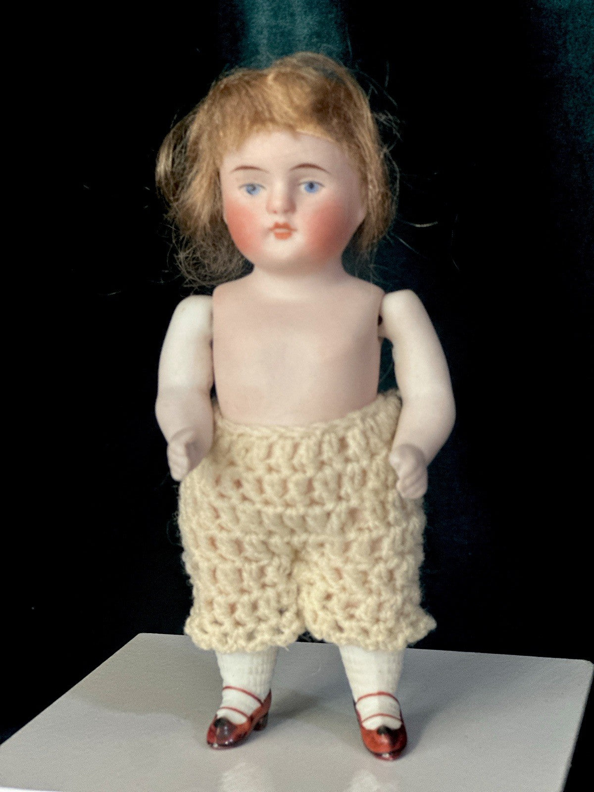 Antique German 5 1/2” Kestner All Bisque Mignonette Dollhouse Doll