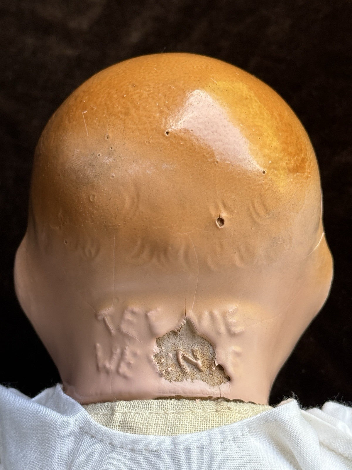 2 Rare Antique American Character Teenie Weenie Composition Cloth Baby Dolls