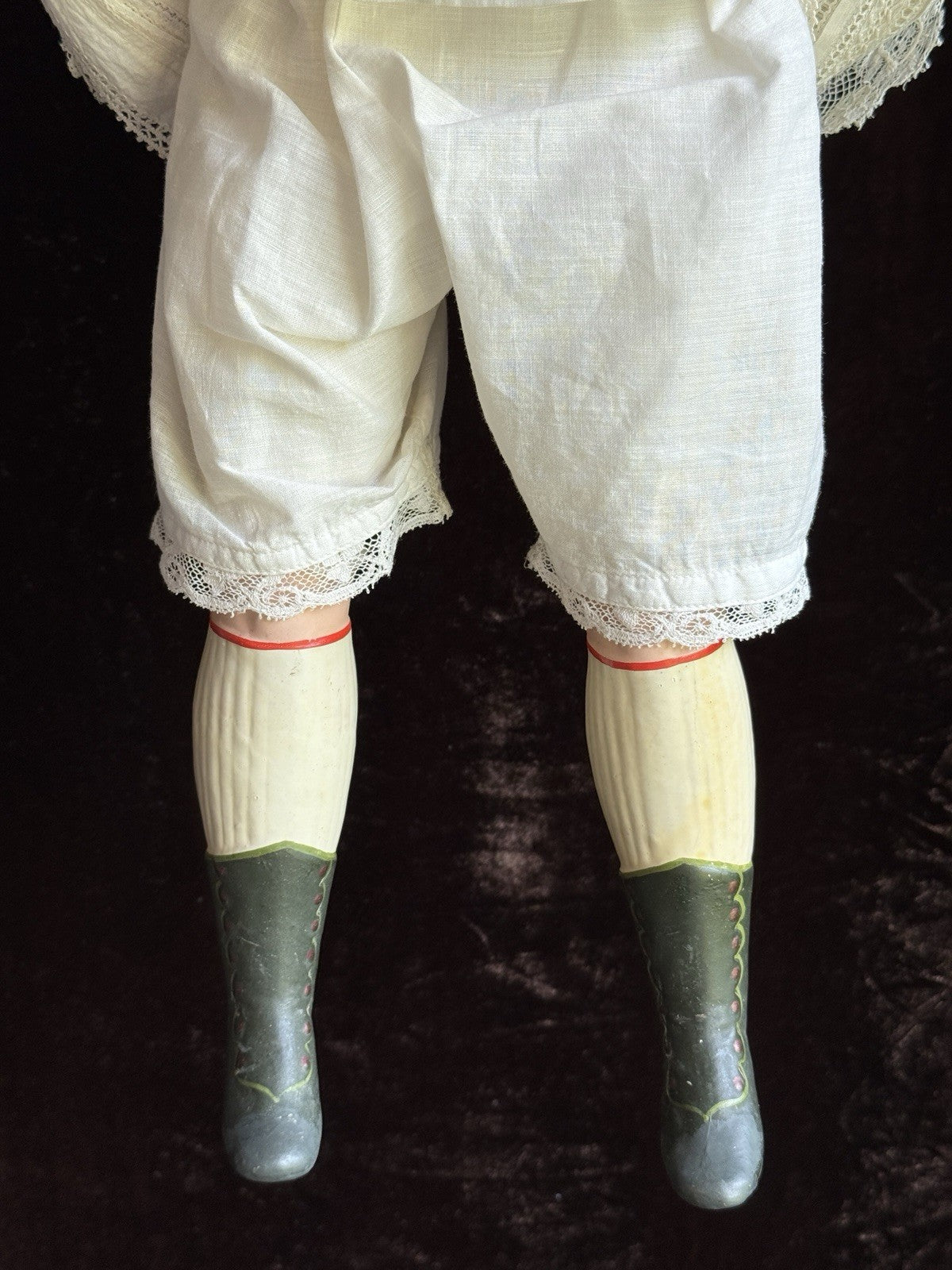 Rare 23” Antique German Cuno Otto Dressel Papier Mache Portrait Lady Doll