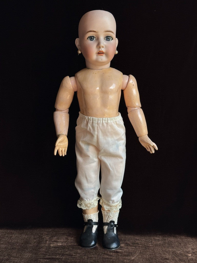 Antique German 24” Simon Halbig WSK Wiesenthal Schindel Kallenberg Bisque Doll