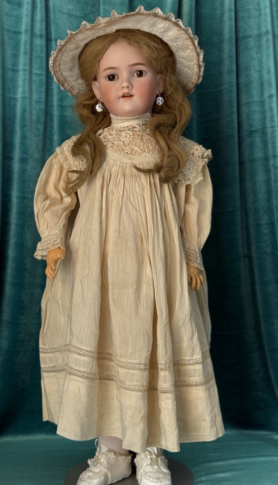 Antique German Simon Halbig  Handwerck Mold 119 Bisque Head 27” Doll