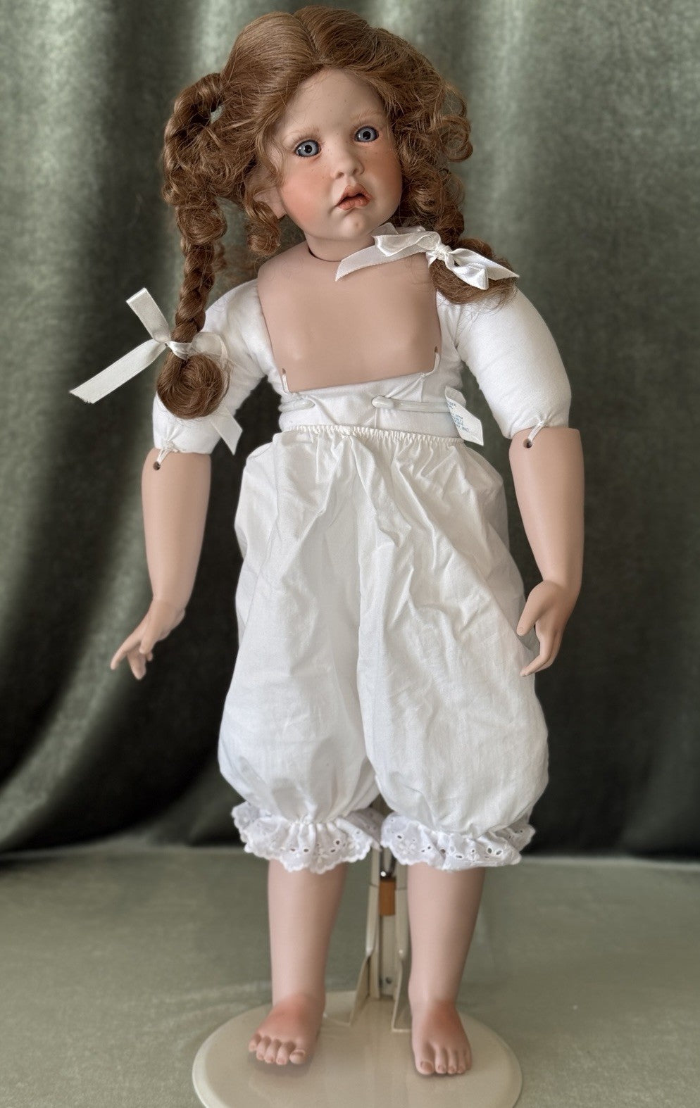 MIB Artist Hildegard Gunzel Porcelain 24” Doll “Hilke” LE 500 Box