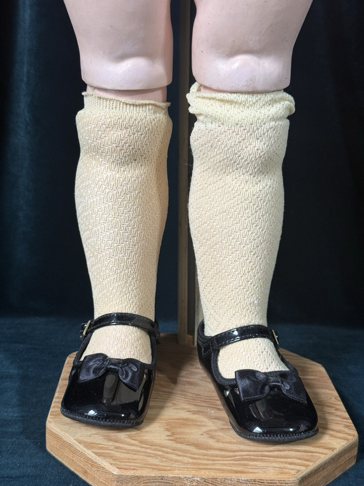 Antique German Walkure 30” Doll Bisque Head Composition Body