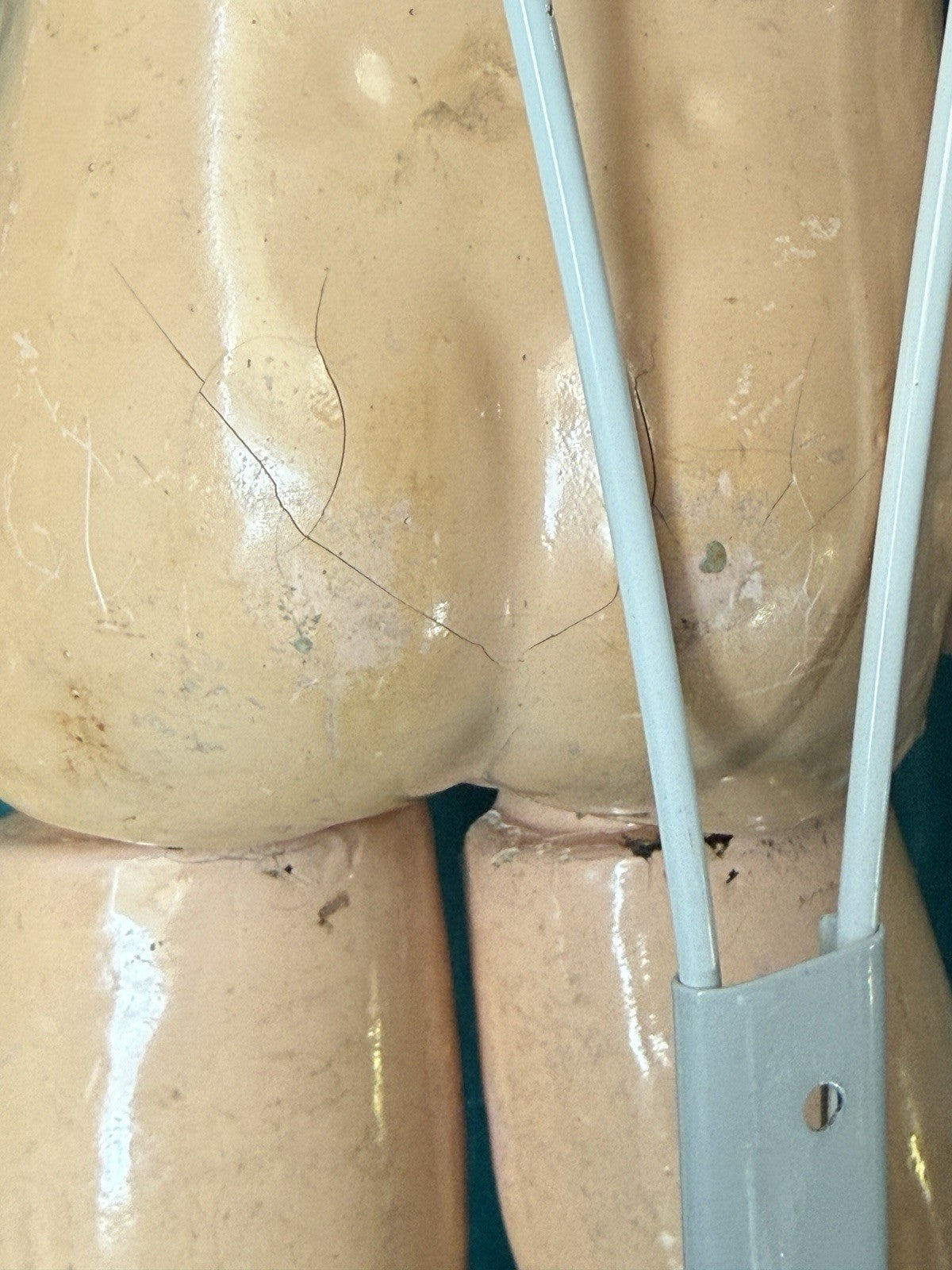 Antique German C.M. Bergmann and Simon Halbig Bisque Head 29” Doll