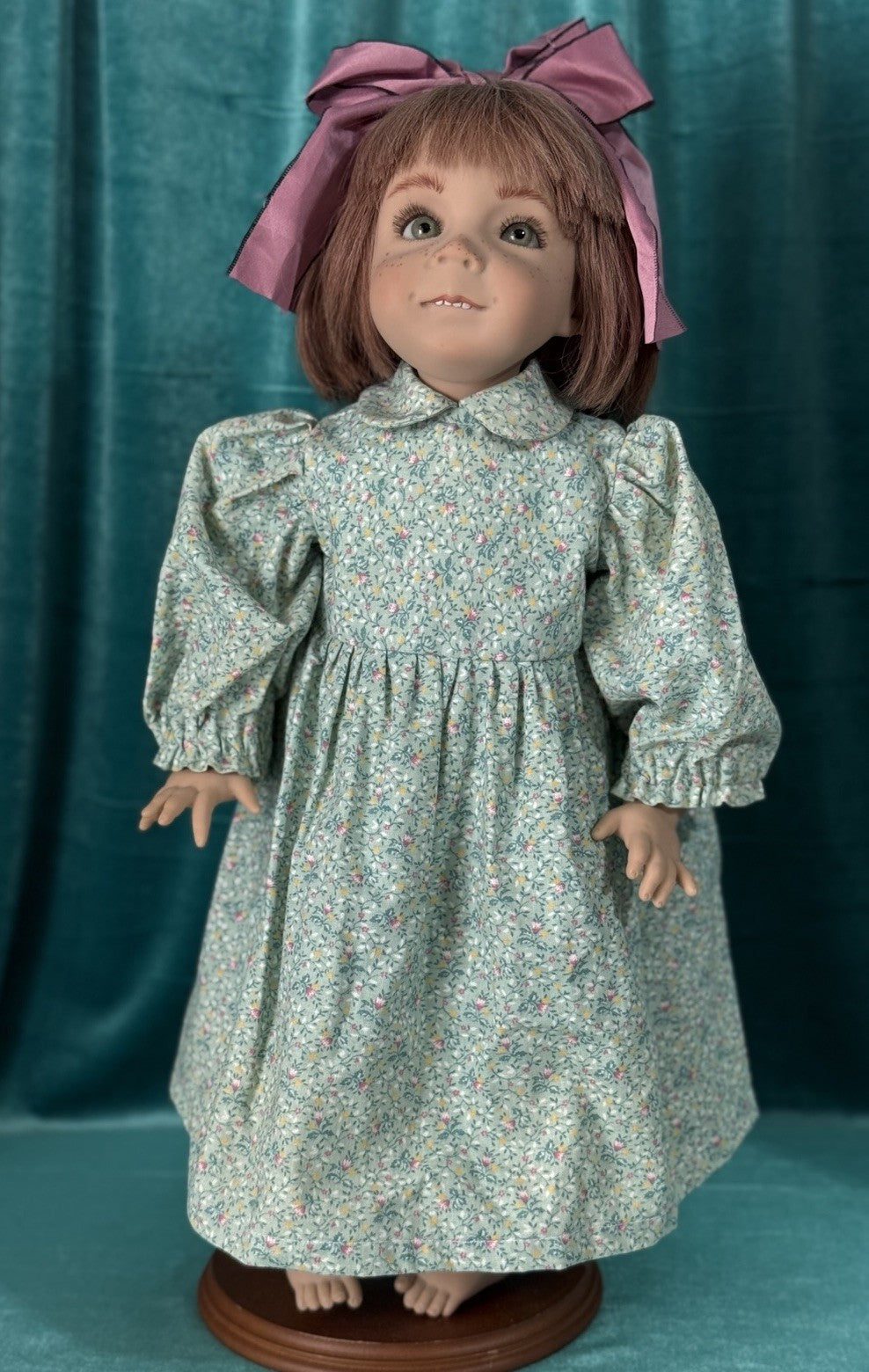 Artist Original German Vinyl 19” Baby Girl Doll By Grossle-Schmidt