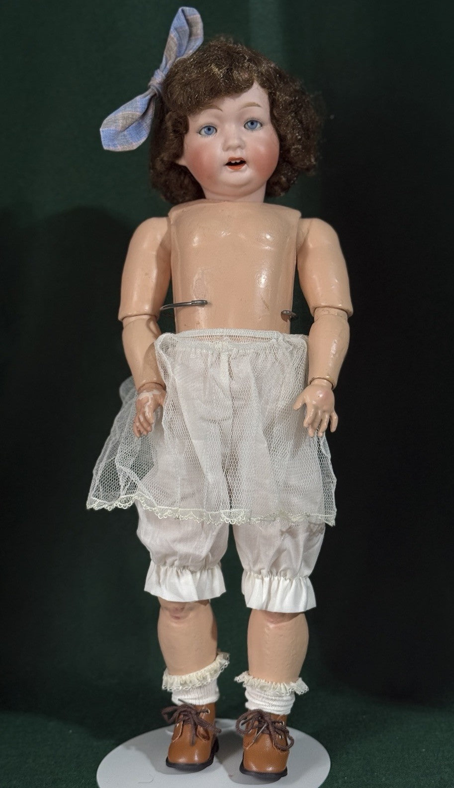 Antique Japan Bisque Head Morimura Brothers 20” Girl Doll