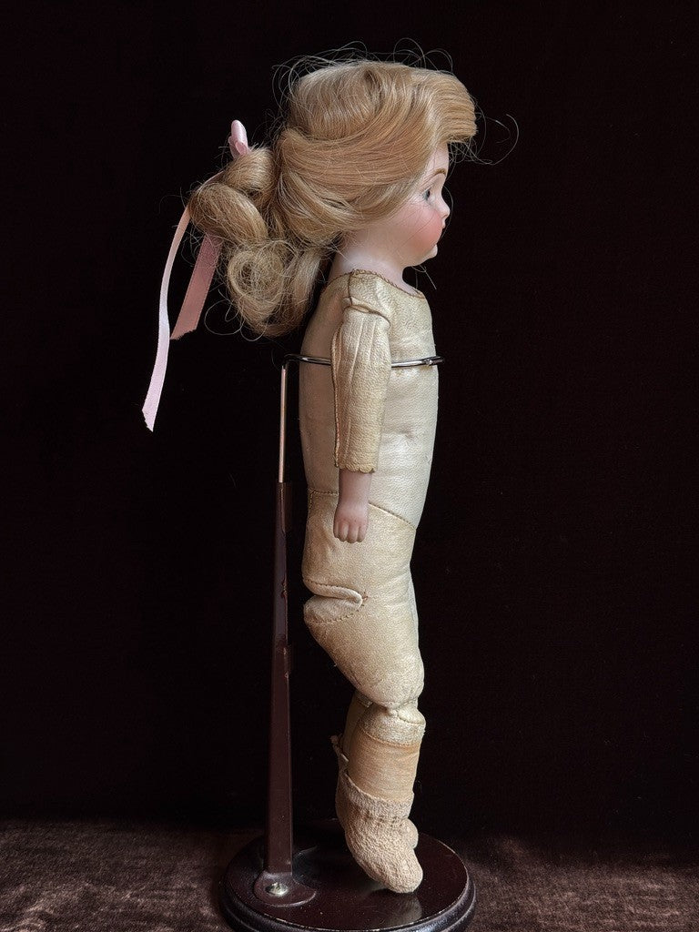 Early Antique German 13” Kestner 143 Bisque Shoulder Head Doll