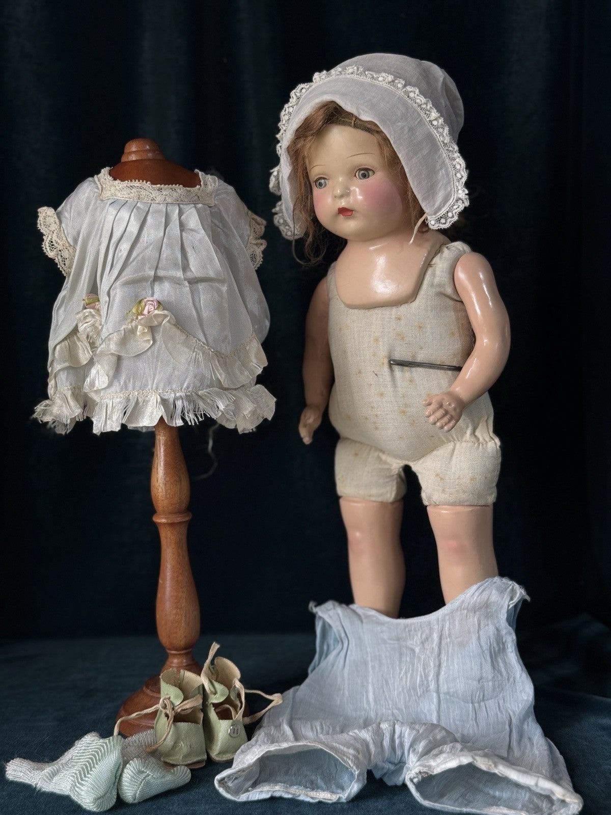 Lot Of 2 Antique 1930’s Effanbee Composition Dolls