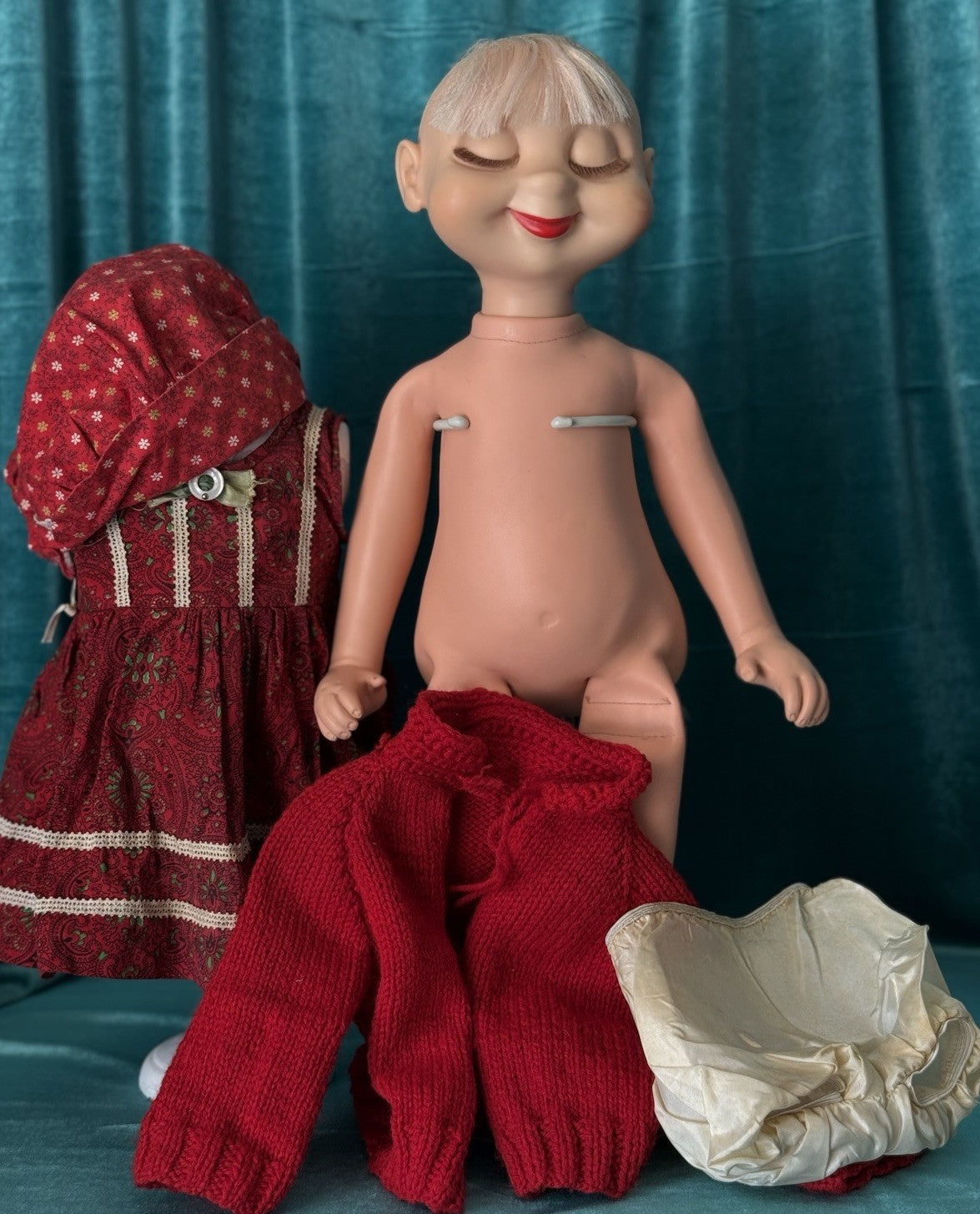 Vintage 1960 American Character Whimsie Suzie Snoozie Doll 20" Tall