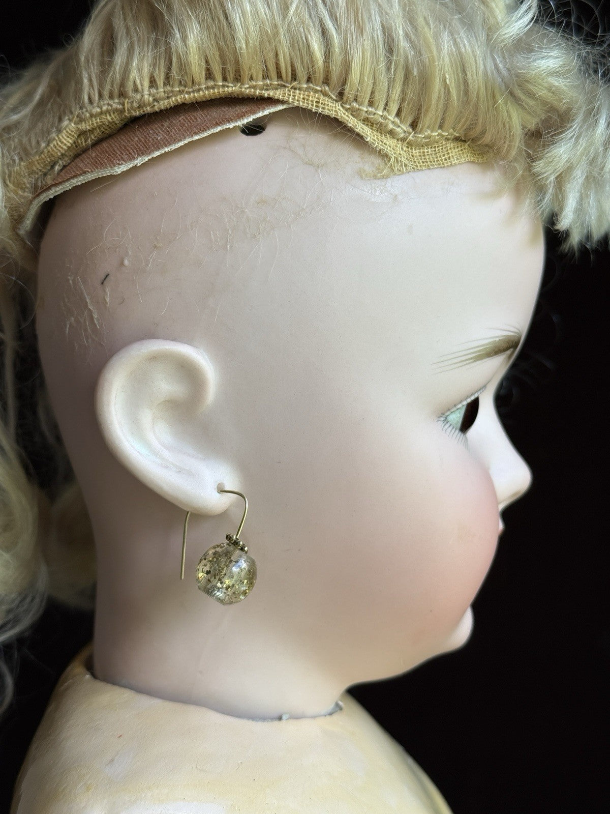 Large Antique German 31” Simon Halbig Dep 1079 Bisque Head Doll
