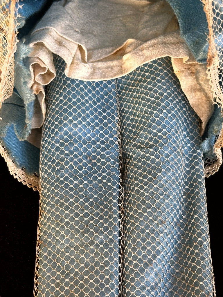 Antique German 12.75” Papier Mache Milliner’s Model Apollo Knot Coiffure Doll