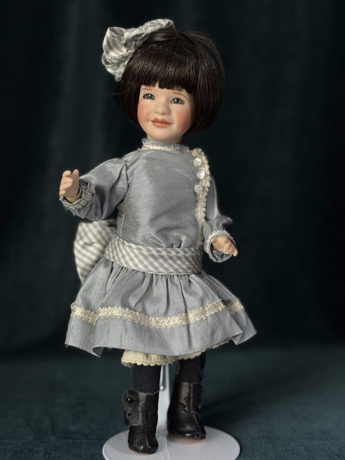 MIB Wendy Lawton “Absolutely Abigail” Wooden Body 9” Doll LE 250 Box/COA/Tag