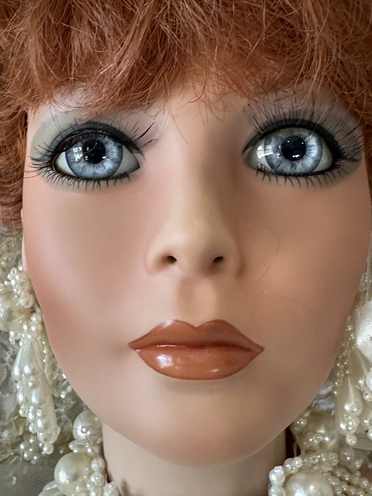 Collectible Large 42” Porcelain Doll “Victoria ” by Rustie LE 1500 COA/Stand