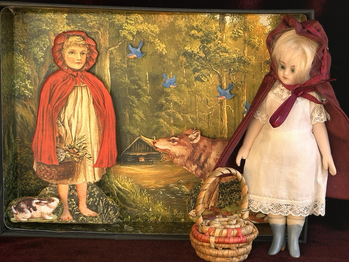 Darlene Lane Porcelain 5.5” Reproduction of Antique French Mignonette Doll