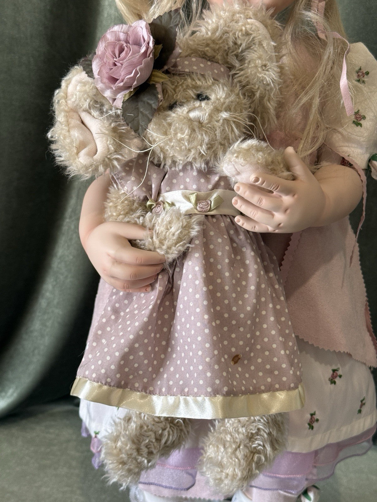 Artist Hildegard Gunzel Porcelain 27” Doll “Angel” LE 750