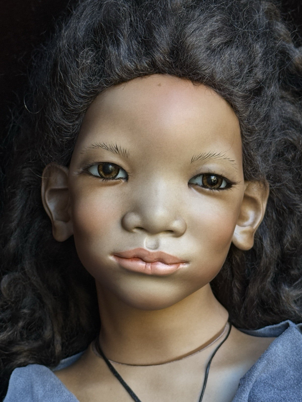 Rare Lifelike Annette Himstedt 29” Porcelain Doll Dalamari New in Box LE 80