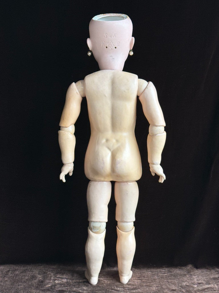 Antique German 27.5" Simon & Halbig Kammer & Reinhardt 70 Bisque Head Doll