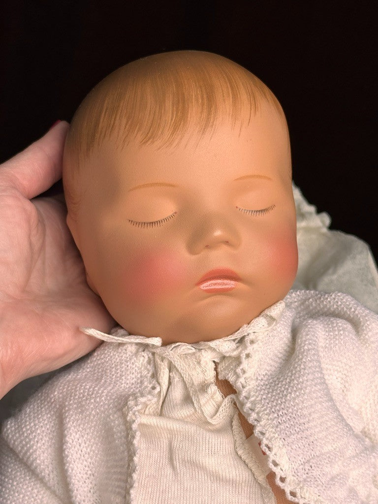 Rare Vintage German 20” Kathe Kruse Träumerchen Sand Filled Hospital Baby Doll