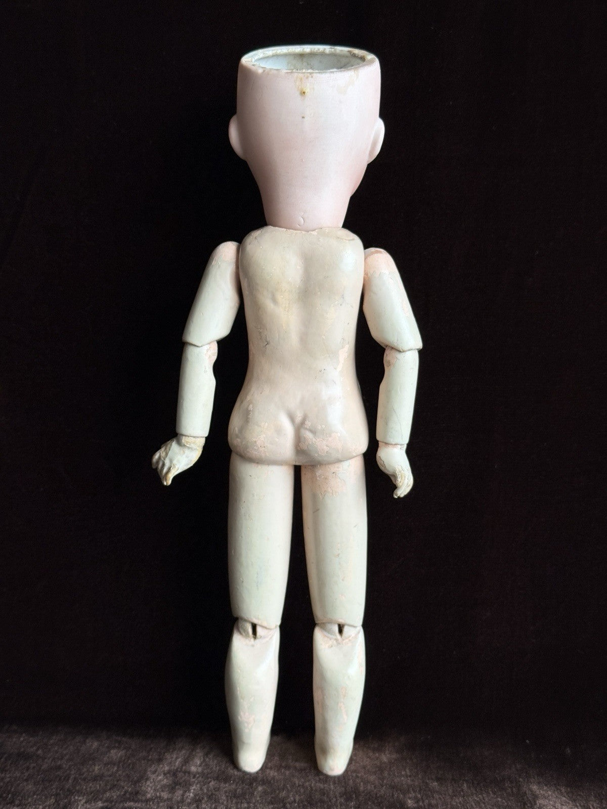 Antique French 13.25” SFBJ (?) Bisque Head Doll