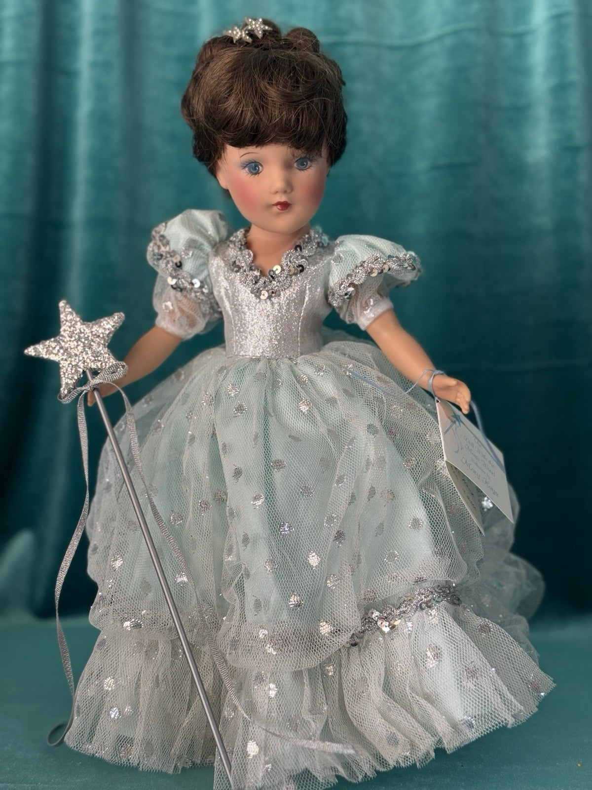 Mary Hoyer Design Mary Lynne 14” Vinyl Doll “The Doll With The Magic Wand” Tag