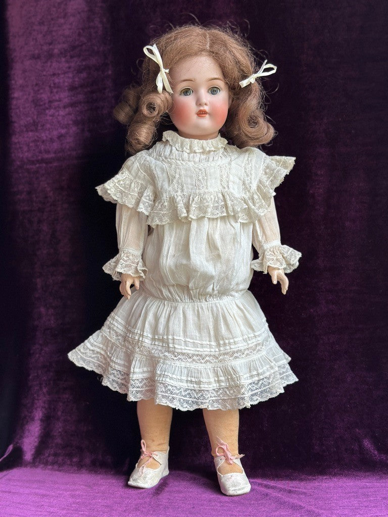 Antique German 22” Kestner 168 Bisque Head Doll Composition Body