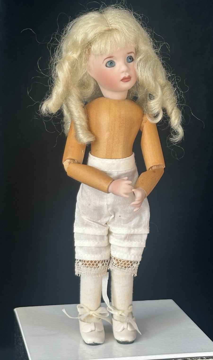 Wooden Jointed Wendy Lawton “Claire Jolie” 8” Doll LE 300 For UFDC Convention