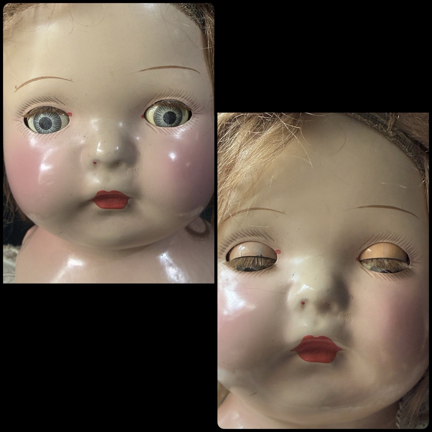 Lot Of 2 Antique 1930’s Effanbee Composition Dolls