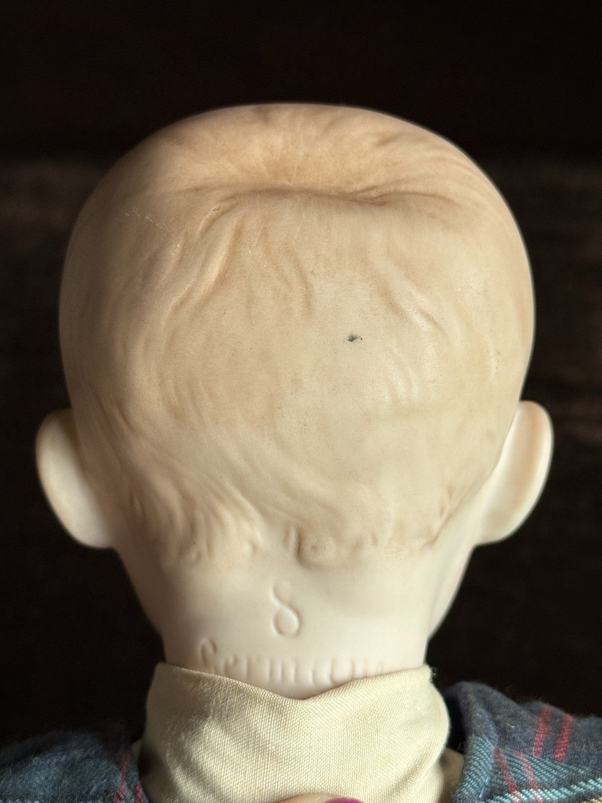 Porcelain/Composition 18” Repro of Antique Gebruder Heubach Character Boy Doll