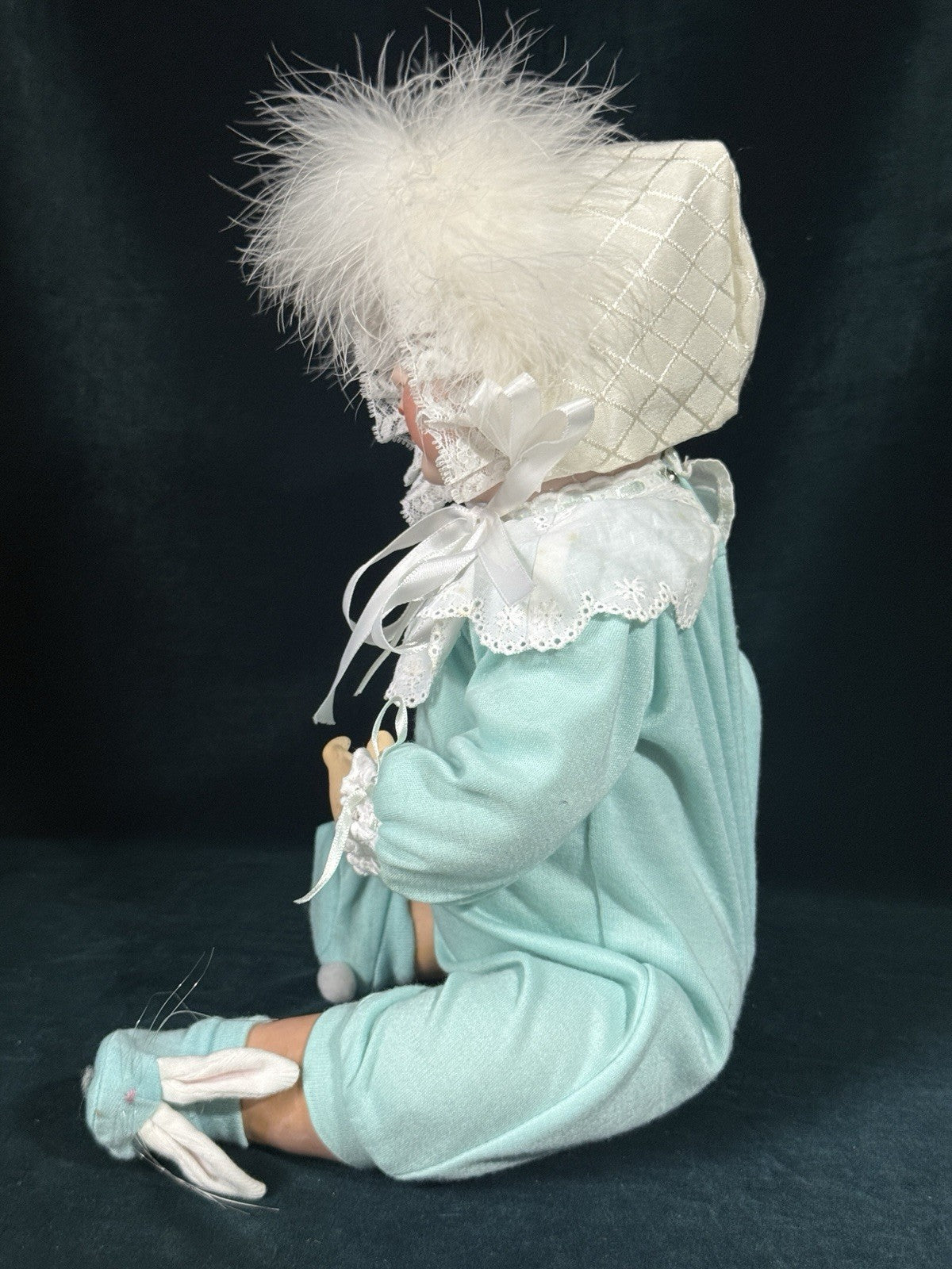 Antique J.D. Kestner German Bisque Character Baby Doll 16" Solid Dome