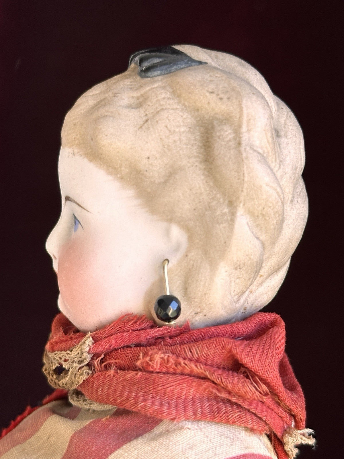 Rare Antique German 13.5” Simon Halbig Parian Bisque Head China Fashion Doll