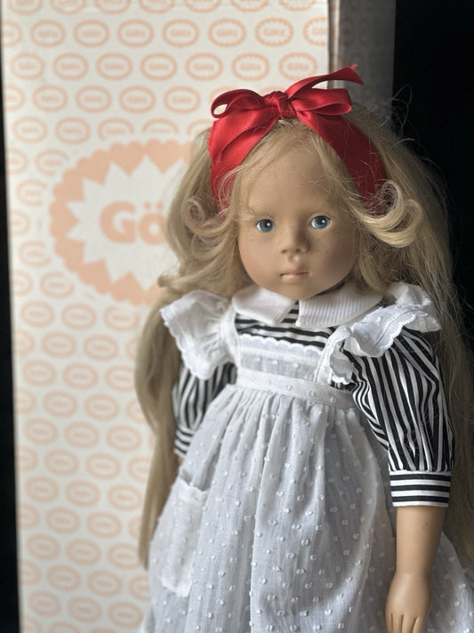 Collectible Vinyl 18” Doll Lisette By Sylvia Natterer For Gotz 1989 Box/Tag