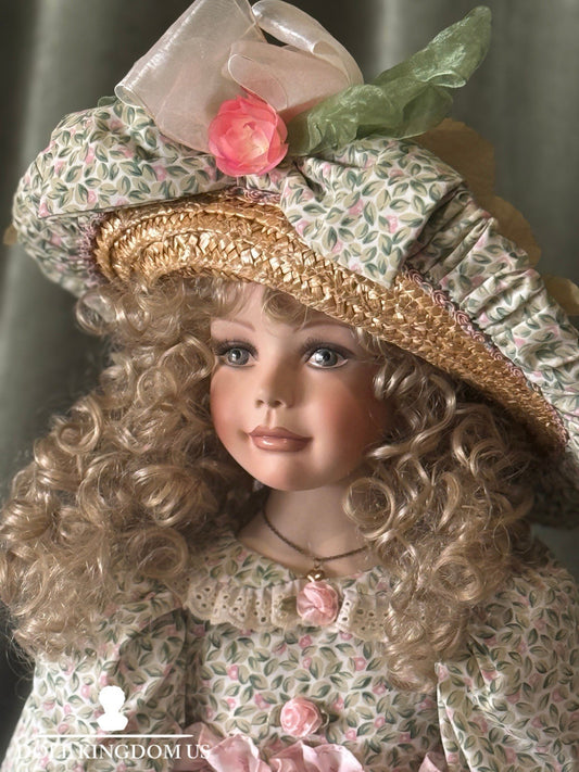 Collectible Porcelain 34” Doll “Kathleen” by Pat Dezinski and Rustie LE200