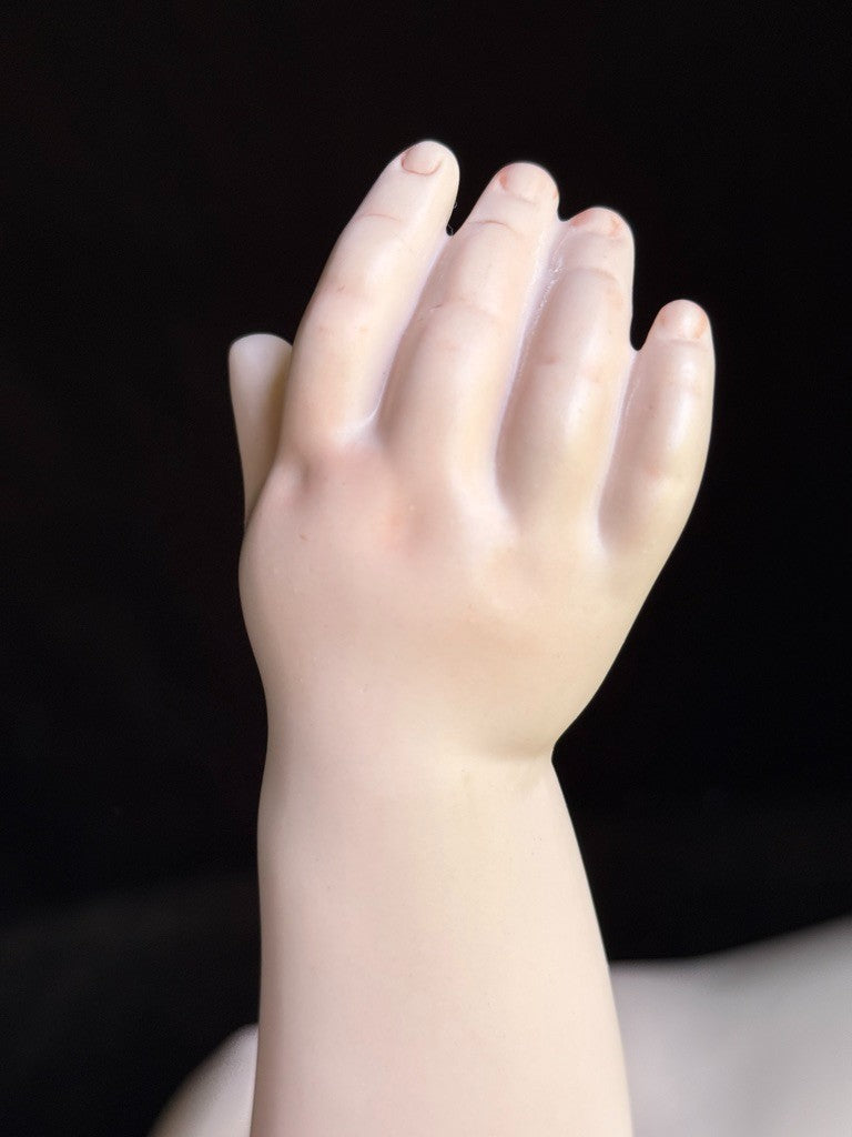 Large Porcelain Compo 30” Repro of Antique French Bru Jne R Doll
