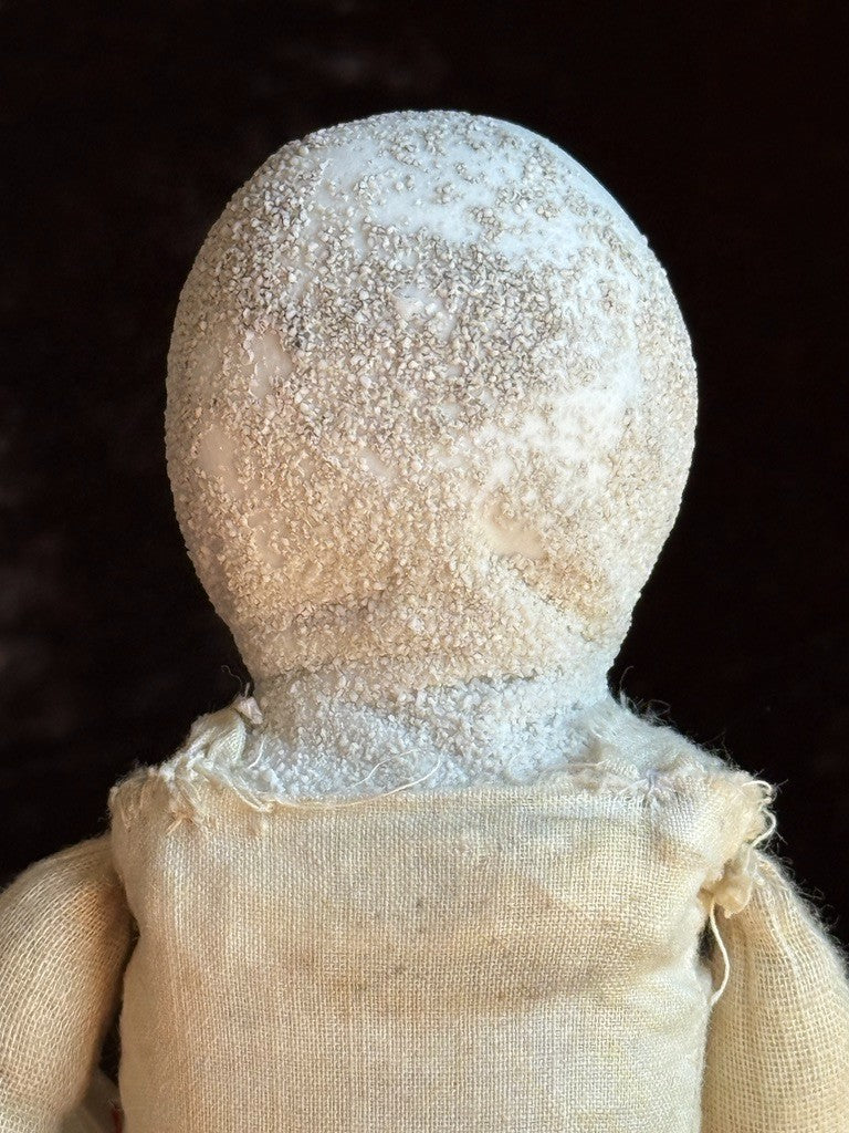 Antique German 10.5" Hertwig Snow Baby Style Molded Hat Parian Doll