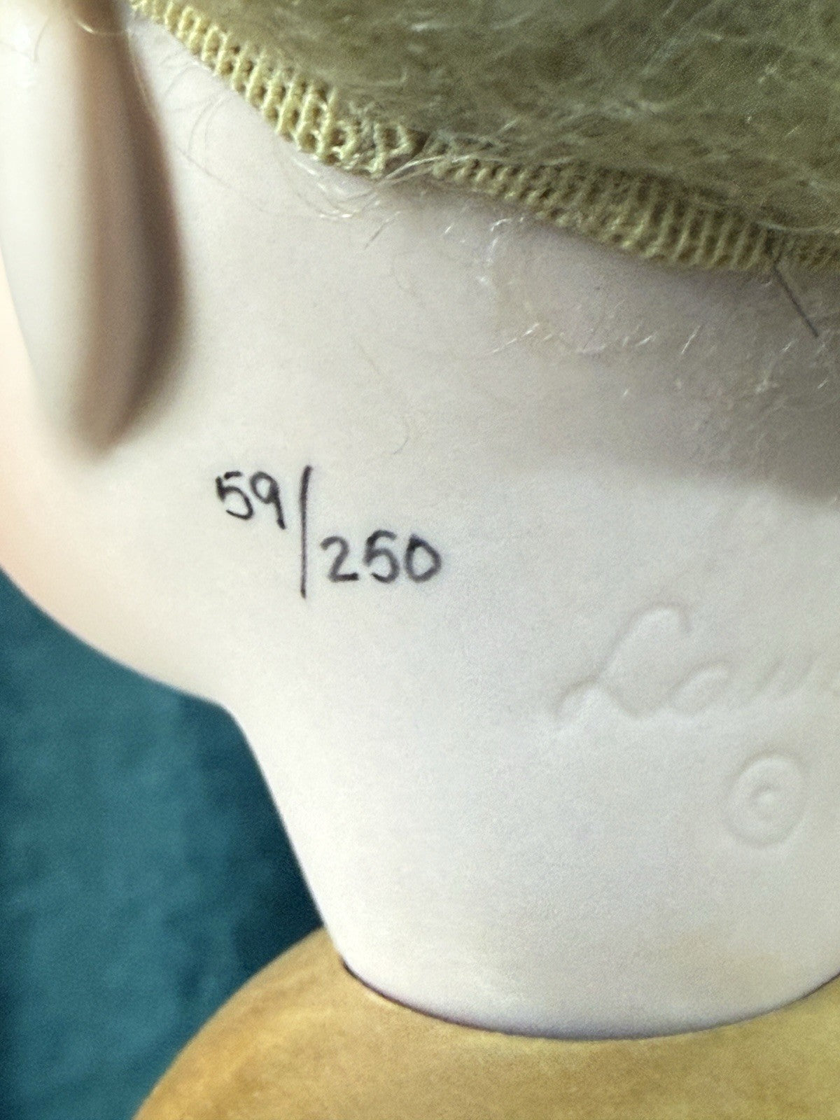 Large Wendy Lawton “Mary Marie” Wooden and Porcelain 16” Doll LE 250 Box