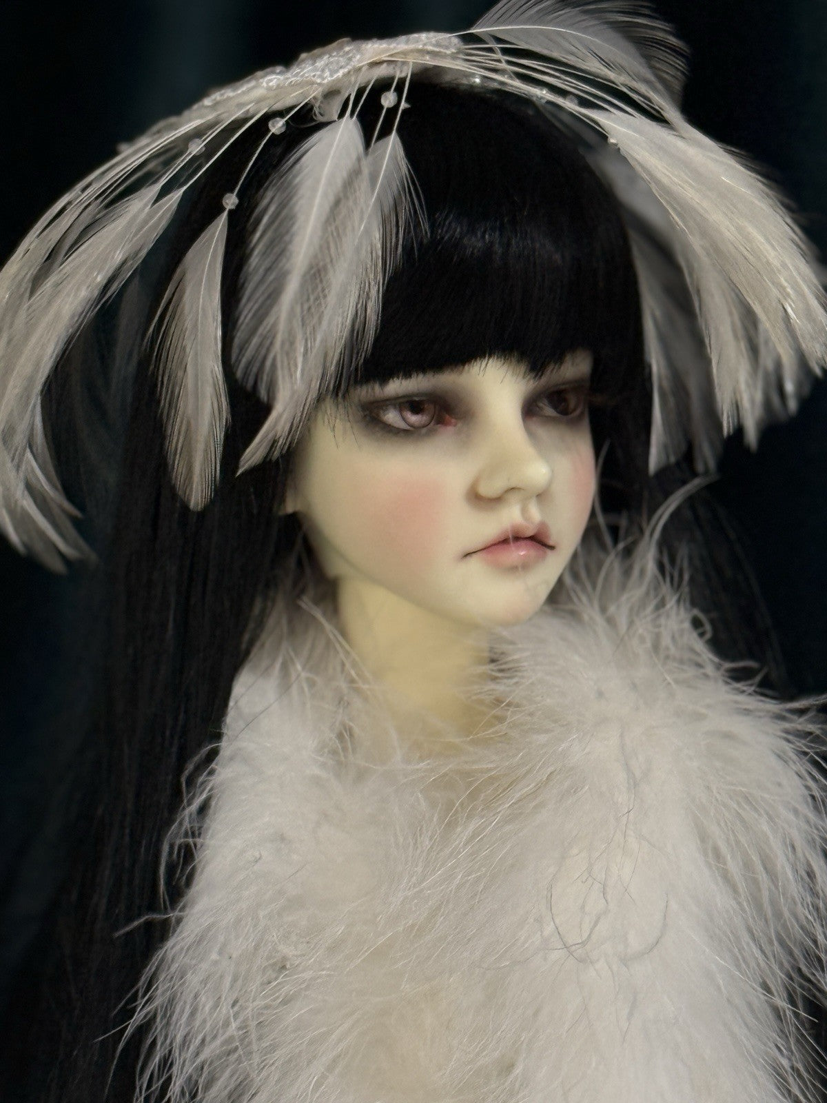 Artist Painted Dollstown Company Resin Fashion BJD 23” Elysia Head Doll