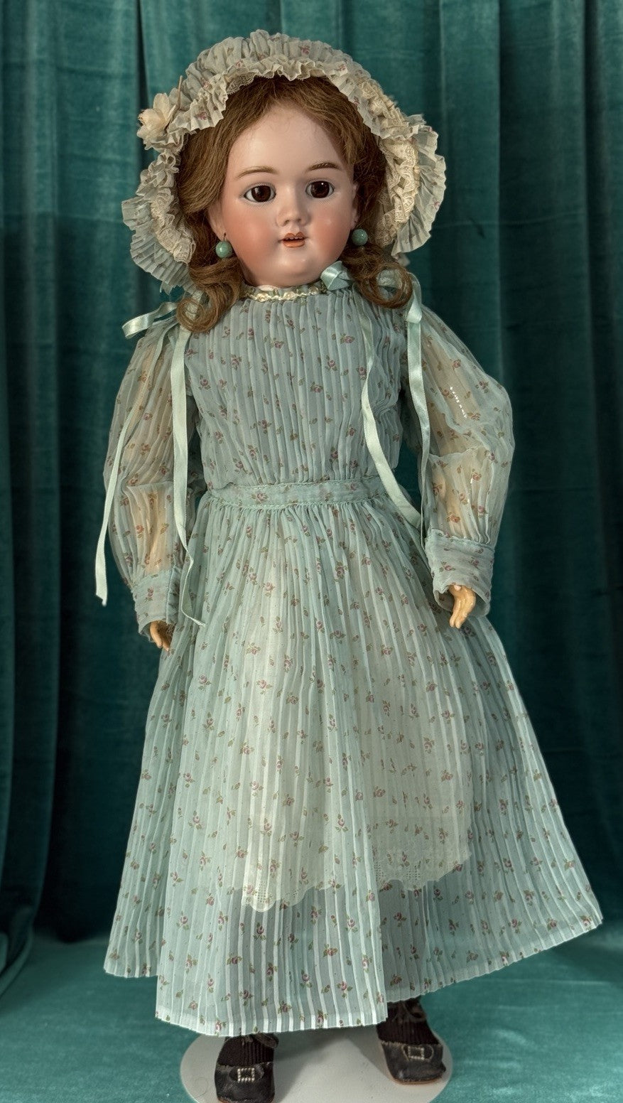 Large Antique German 28” Heinrich  Handwerck 99 DEP 14 Bisque Head Doll