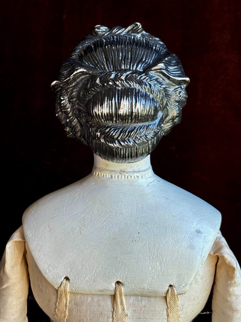 Antique German 20.75” Dornheim, Koch & Fisher Parian Dagmar China Head Doll