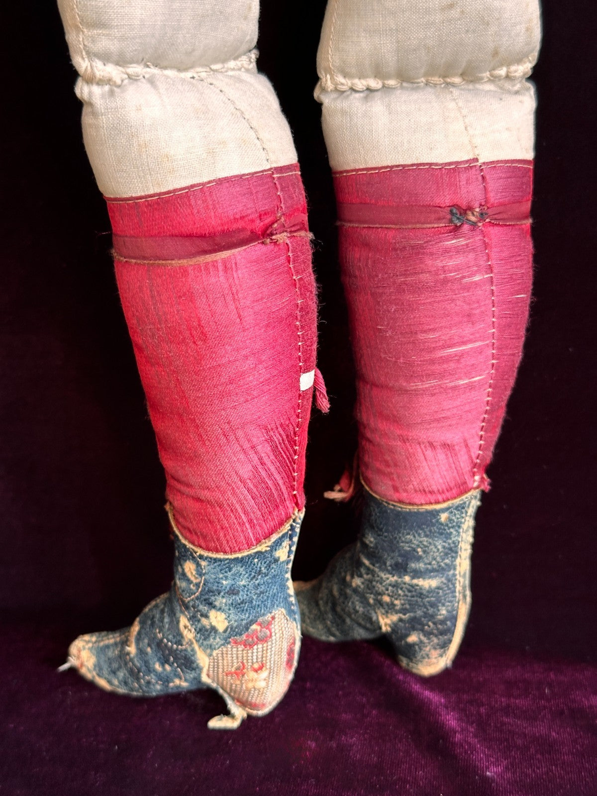 Antique American 26” Greiner Papier Mache Exposed Ears Doll