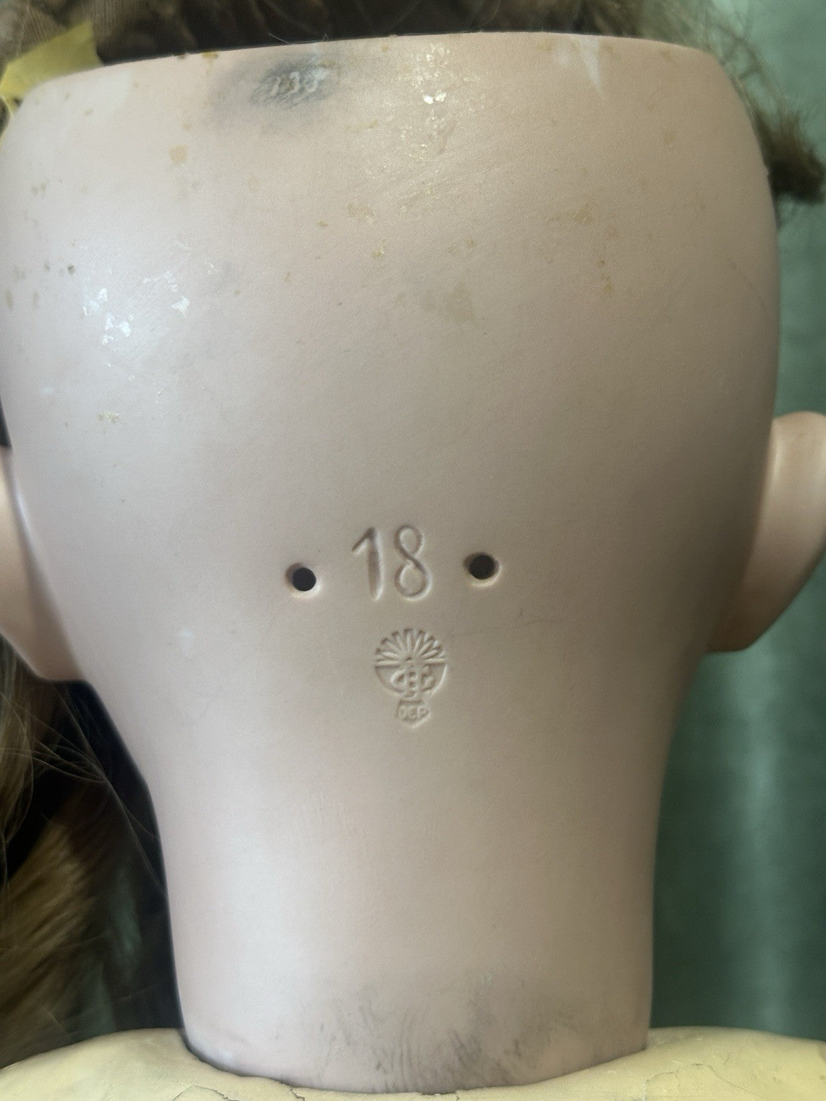 Rare!! Huge 40” Antique German Gebruder Heubach Doll Dep Bisque Head Comp Body