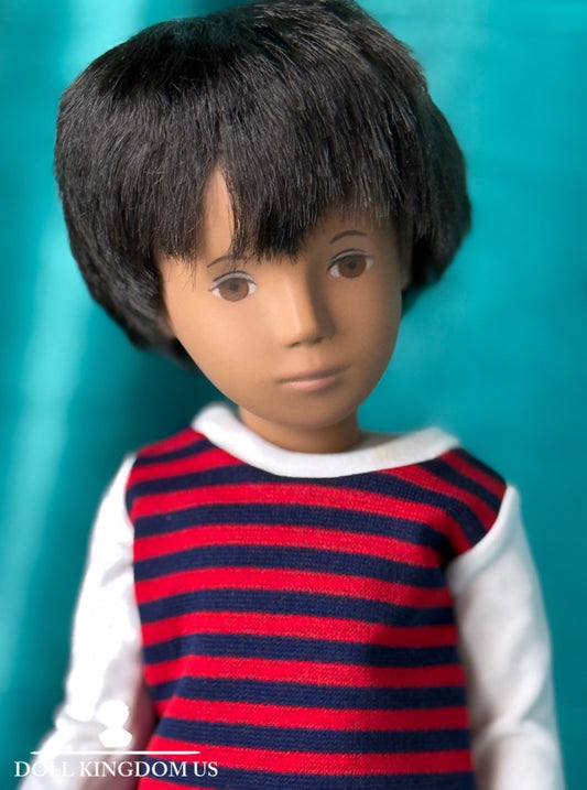 Collectible England Vinyl Sasha 303 Gregor Dark Sport Boy Doll with Box